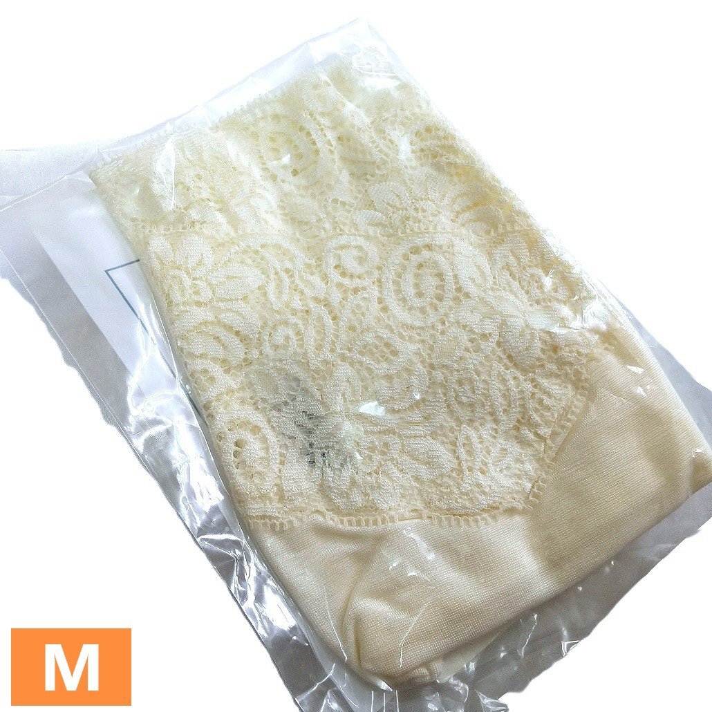 エルローズ シンショーツ M オフホワイト 日本製 レース ショーツ 白 新品 ブライダル st2262拍卖