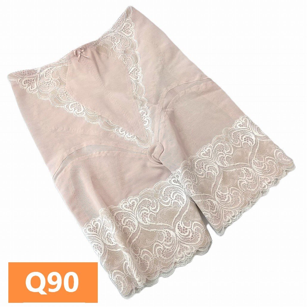 ダイアナ ロングガードル Q90 ミルキーピンク 新品タグ付き ガードル 補正下着 補整 日本製 USED D719拍卖