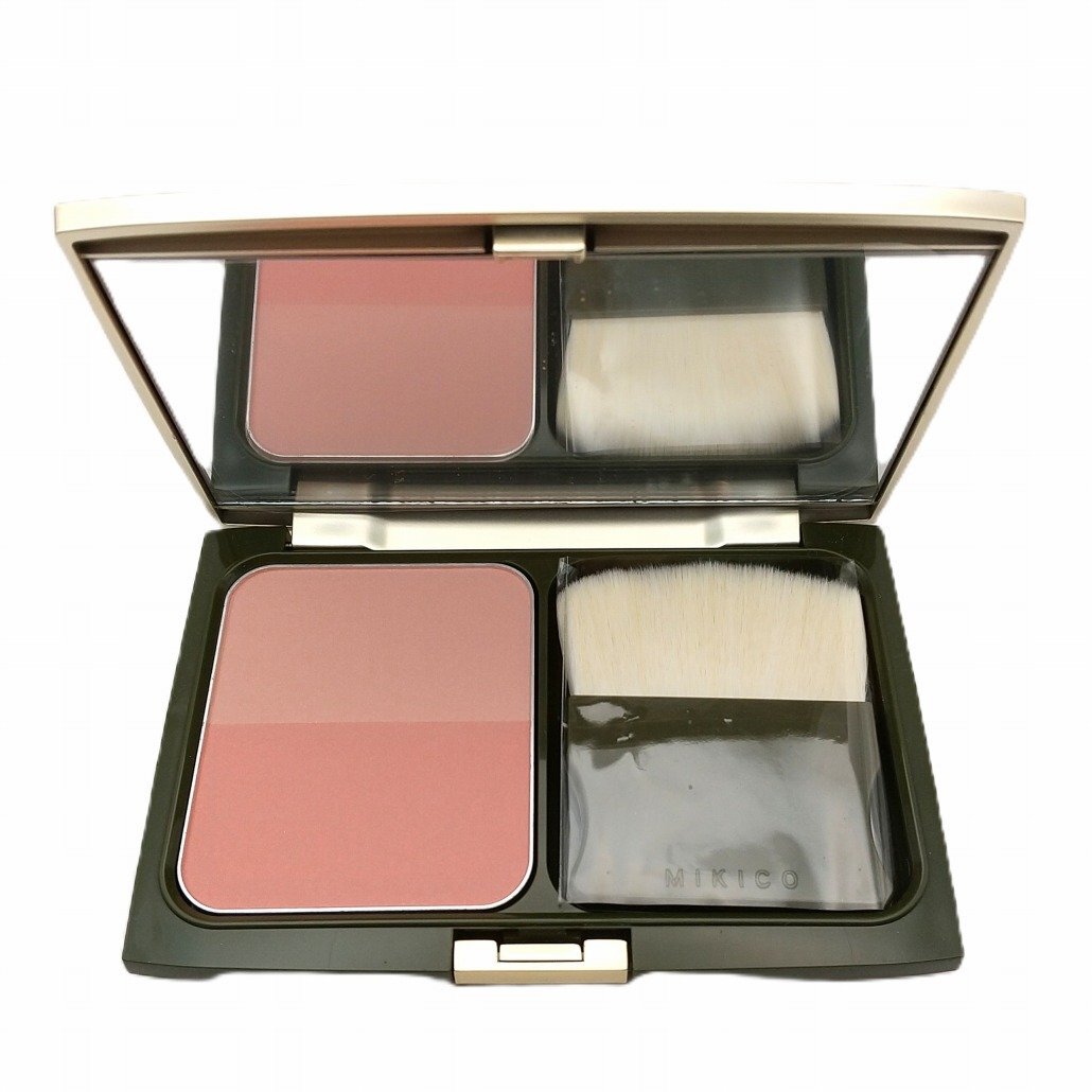三基商事 ミキコ パウダーチーク ピンク系 ブラッシャー付 コンパクトケースにセット済 頬紅 チーク 拍卖