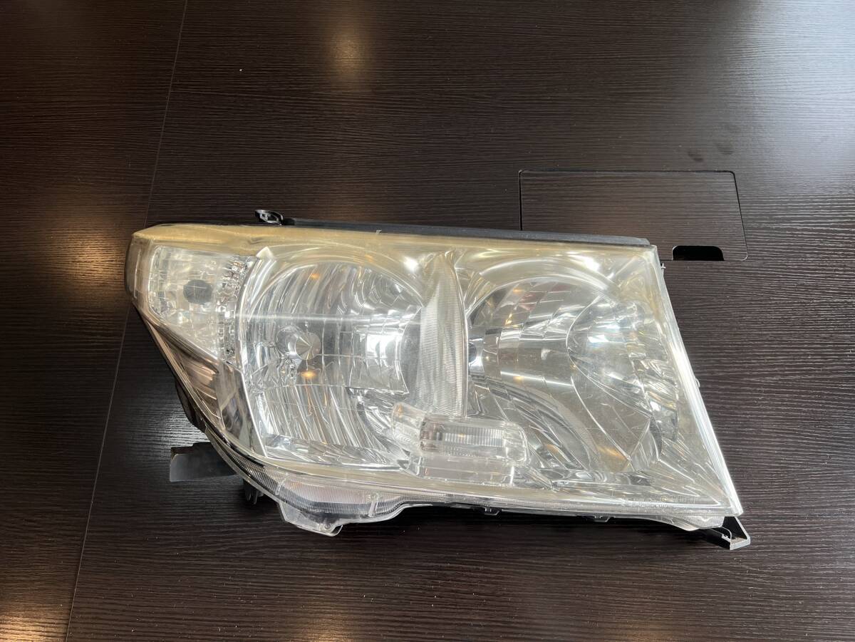 トヨタ純正 UZJ200W UZJ202W ランドクルーザー ランクル 前期 ハロゲン ヘッドライト 右 右側 運転席側 KOITO ランクル200拍卖