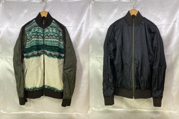 90s 00s ABAHOUSE アバハウス 旧タグ リバーシブル デザイン ジャケット ブルゾン サイズ:2 カラー:画像参照 古着拍卖