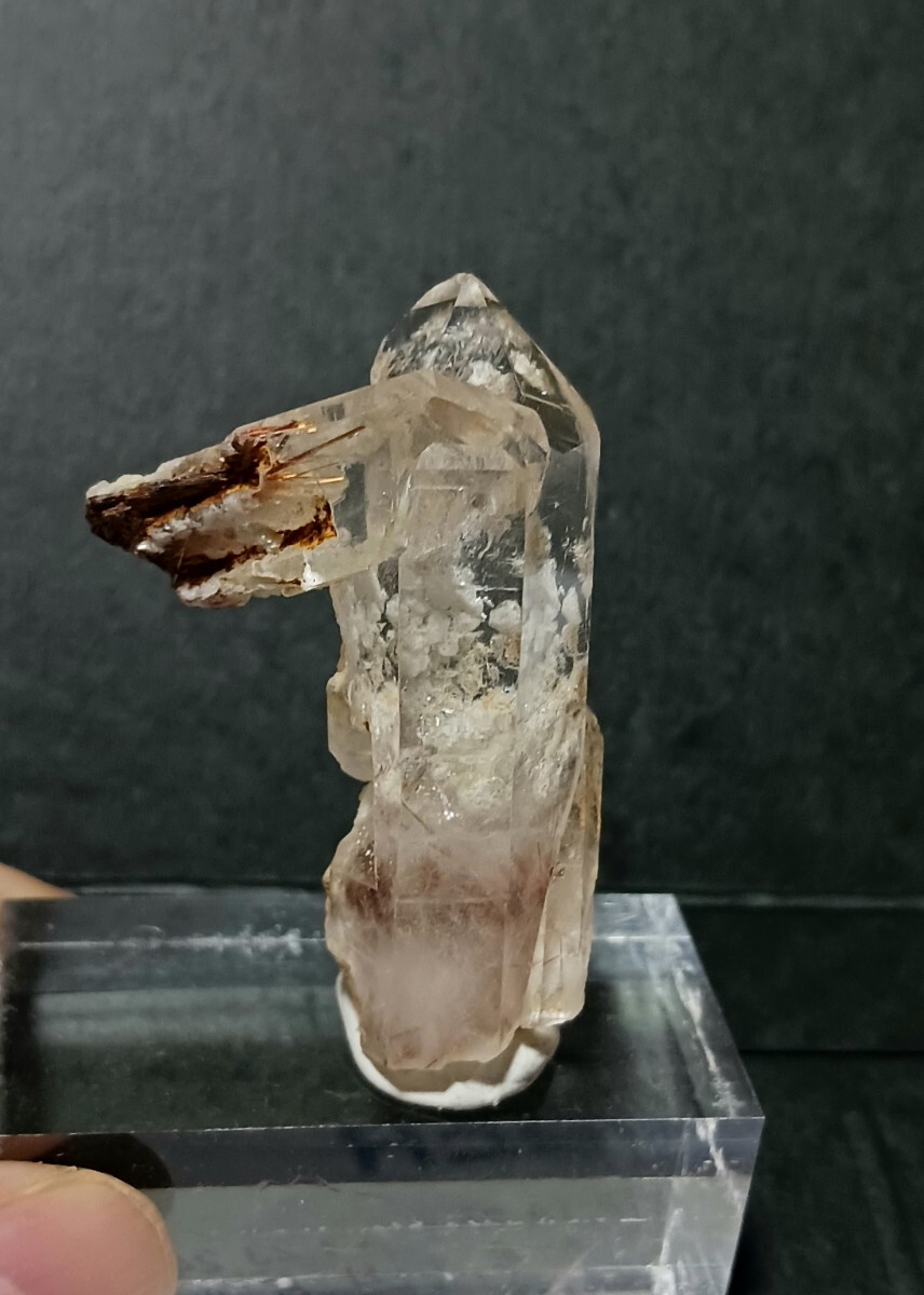 タンザニア産( Morogoro)金紅石内包&貫入り水晶/ルチル イン クォーツ 貫入水晶 ルチル入り水晶 金紅石入り水晶/鉱物標本 原石 天然石拍卖