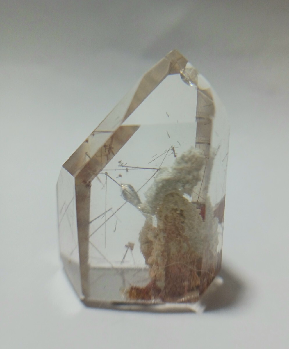 庭園&貫入水晶/クォーツ イン クォーツ/ガーデンクォーツ/庭園水晶 貫入り水晶 ルチルクォーツ/磨き石拍卖