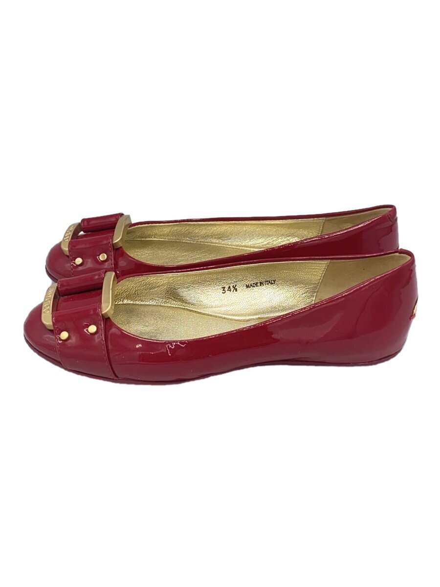 JIMMY CHOO◆フラットパンプス/34.5/BRD/エナメル拍卖