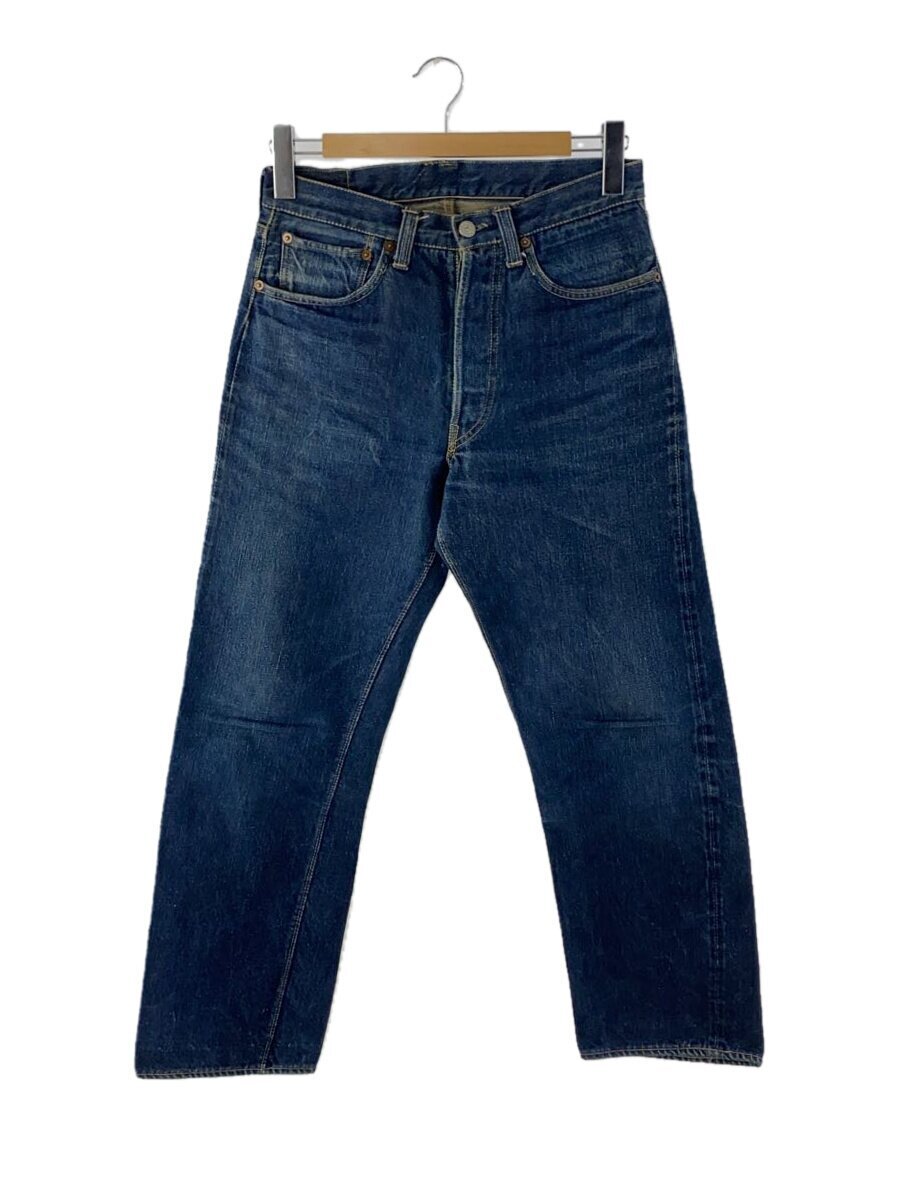 Levi’s◆VT/50s/XX/501/革パッチ/ストレートパンツ/30/デニム/インディゴ拍卖