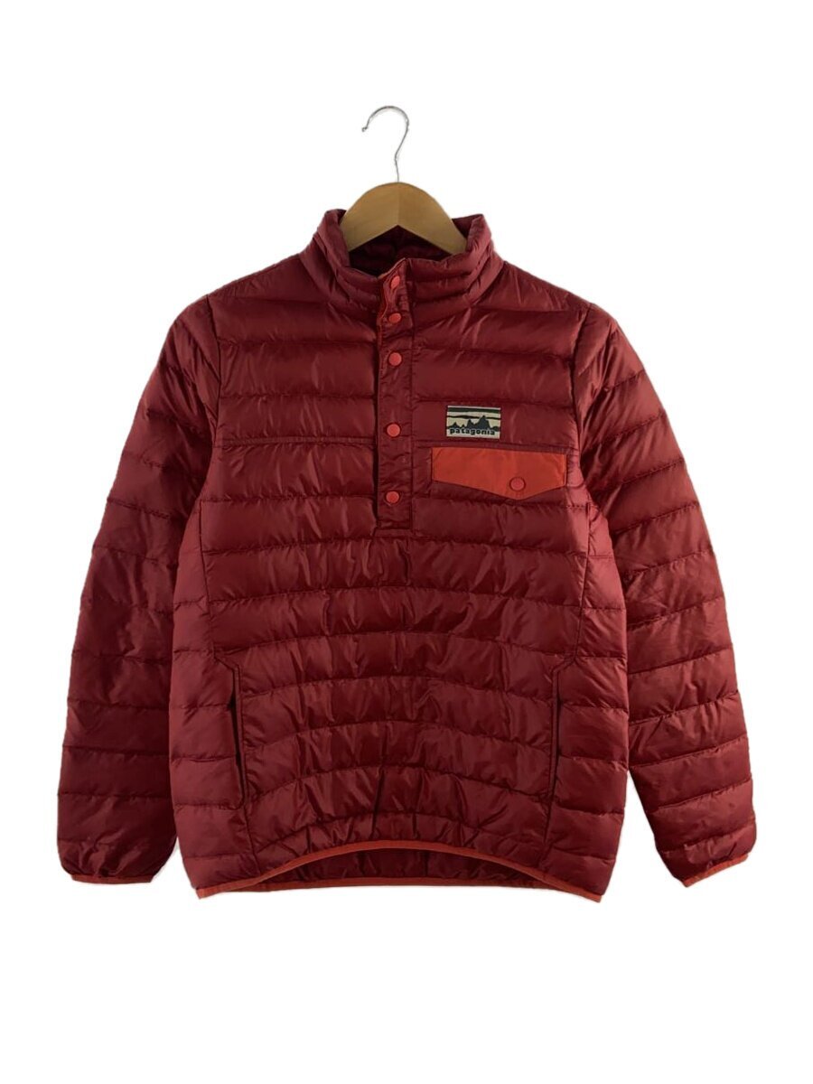 patagonia◆ダウンジャケット/XS/ポリエステル/RED/無地/27255FA15/DOWN SNAP-T拍卖