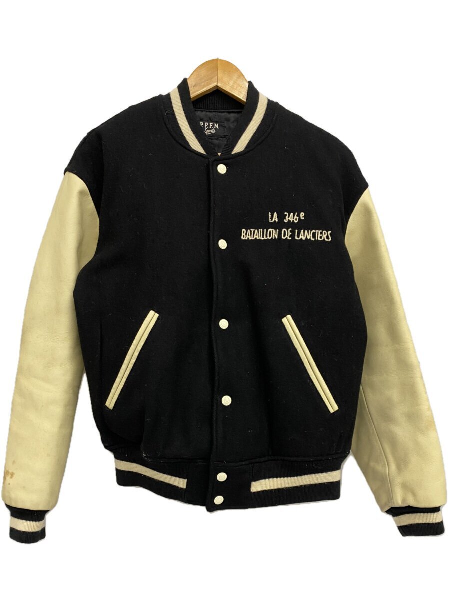 PPFM◆スタジャン/M/ウール/BLK/72-4039拍卖