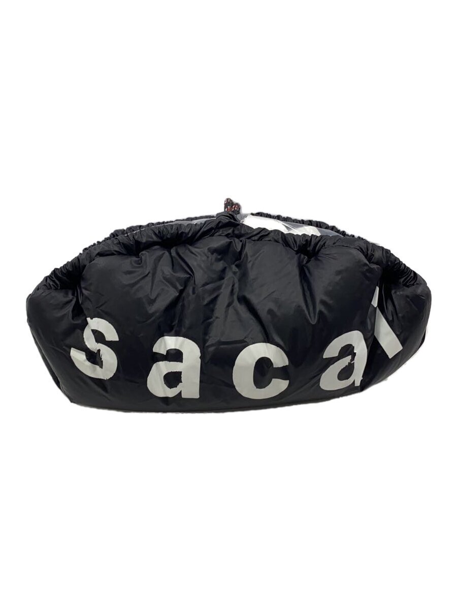 sacai◆Dumpling Bag/リバーシブルショルダーバッグ/ウール/BLK/22-0430S拍卖