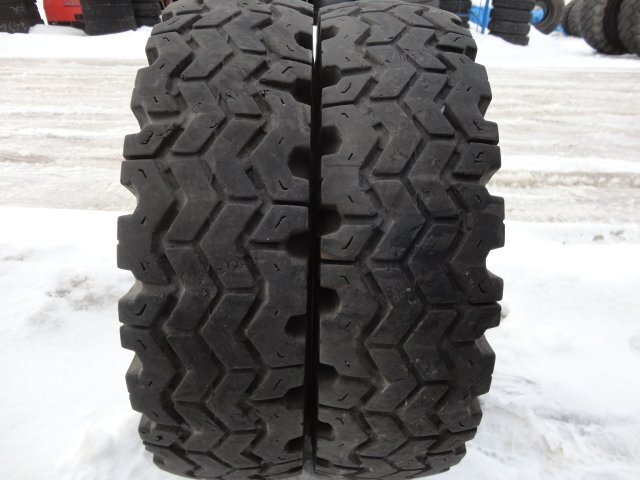 □L457 冬 フォークリフト ヨコハマ SUPER SNOW733 6.50-10 10PR 2本 NYLON拍卖