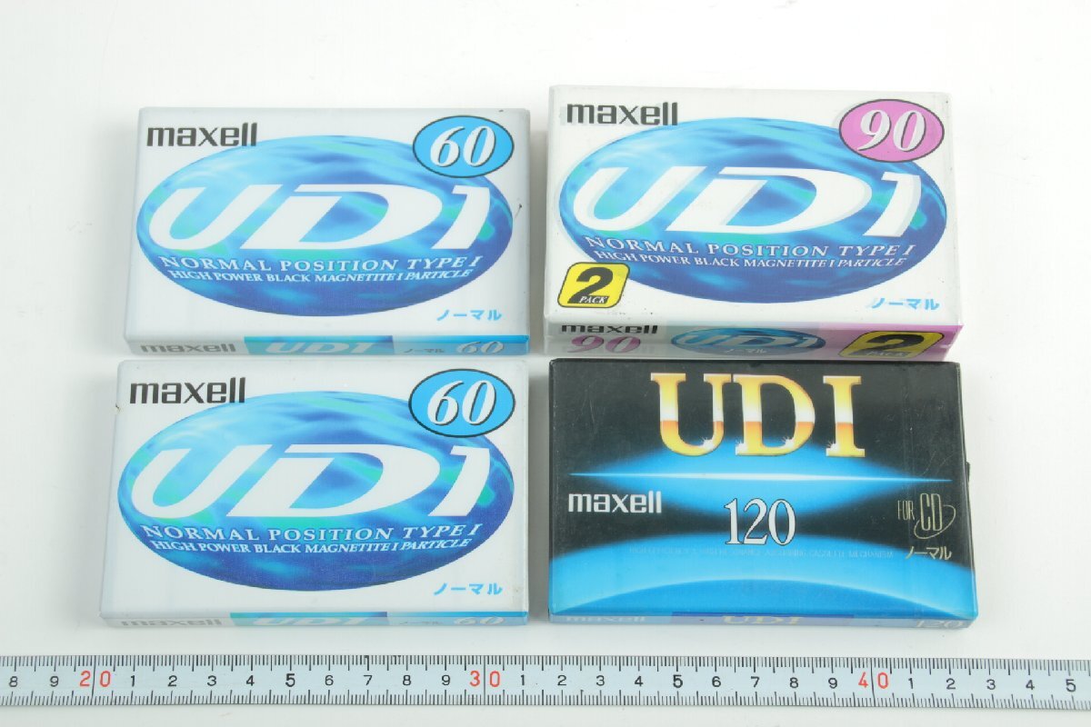 ※ 5本 新品未開封 maxell マクセル オーディオカセットテープ ノーマルポジション UD1 60分 90分 120分 c0933拍卖