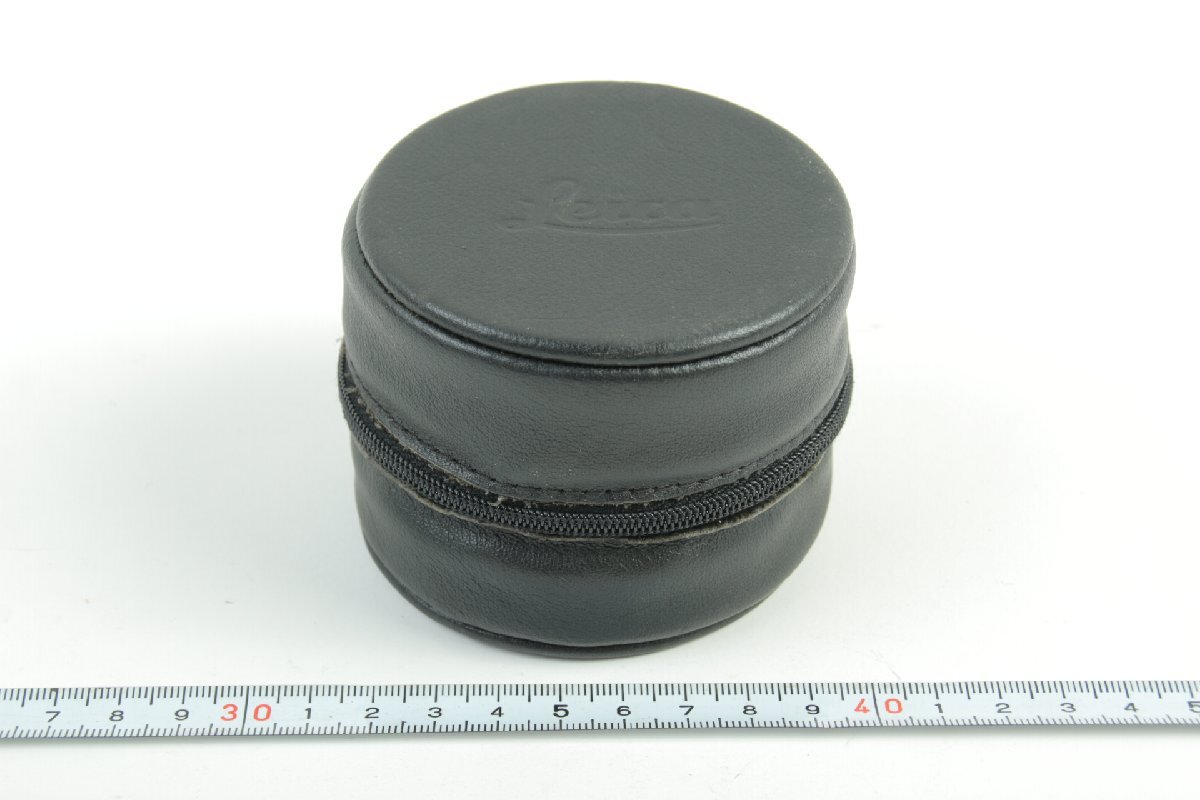 ※ 純正品 Leica ライカ レンズケース レザー 本革 直径:8cm 高さ:6cm made in Germany ドイツ製 c0917拍卖