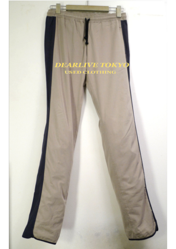 レア◆ DRIES VAN NOTEN ドリスヴァンノッテン 側章 サイドライン ストレッチ混 イージー ジョガー パンツ 44 BG◆ 合わせやすい希少モデル拍卖