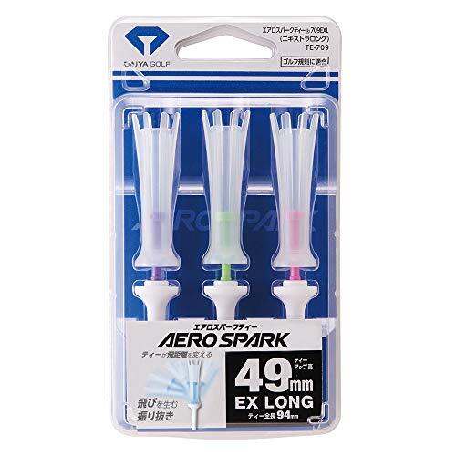 ダイヤゴルフ(DAIYA GOLF) ゴルフティー エアロスパークティー 709 エキストラロング クリアー TE-70拍卖