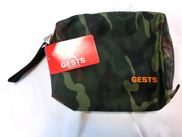 ◆未使用◆GESTS ポーチ◆男女兼用◆迷彩柄拍卖