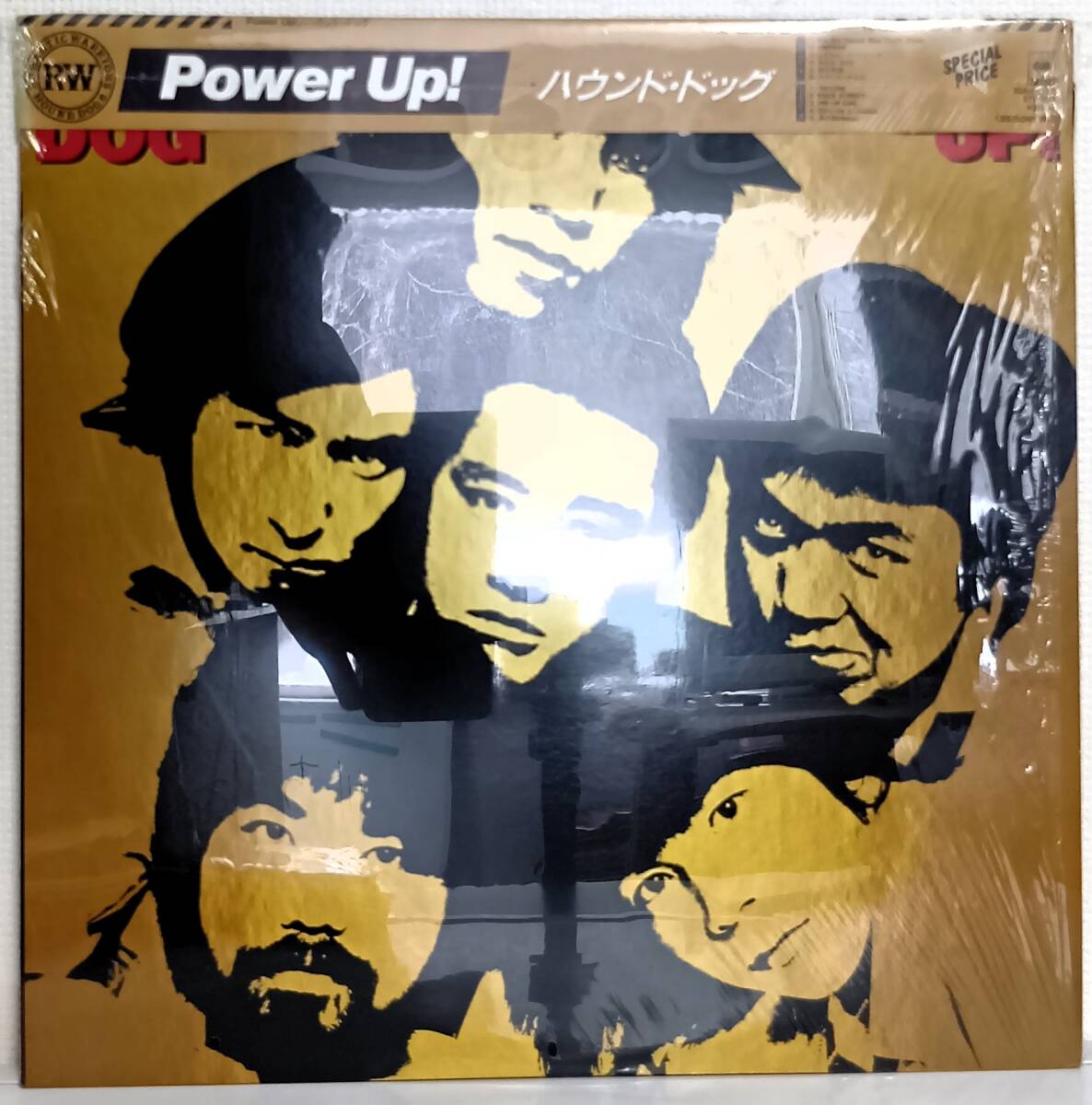 LP(シュリンク,帯付 20AH1929 '81年盤 Pop,Rock)ハウンド・ドッグ(HoundDog)/Power Up!【同梱可能6枚まで】070317拍卖