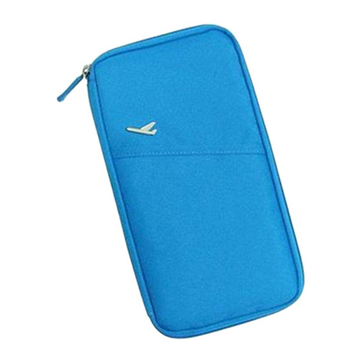 長財布 飛行機のタグバッグ パスポート・証明書収納ポーチ 旅行用財布 手形パッケージ 運転免許証ケース 航空券保護カバ(ブルー);J1063;拍卖