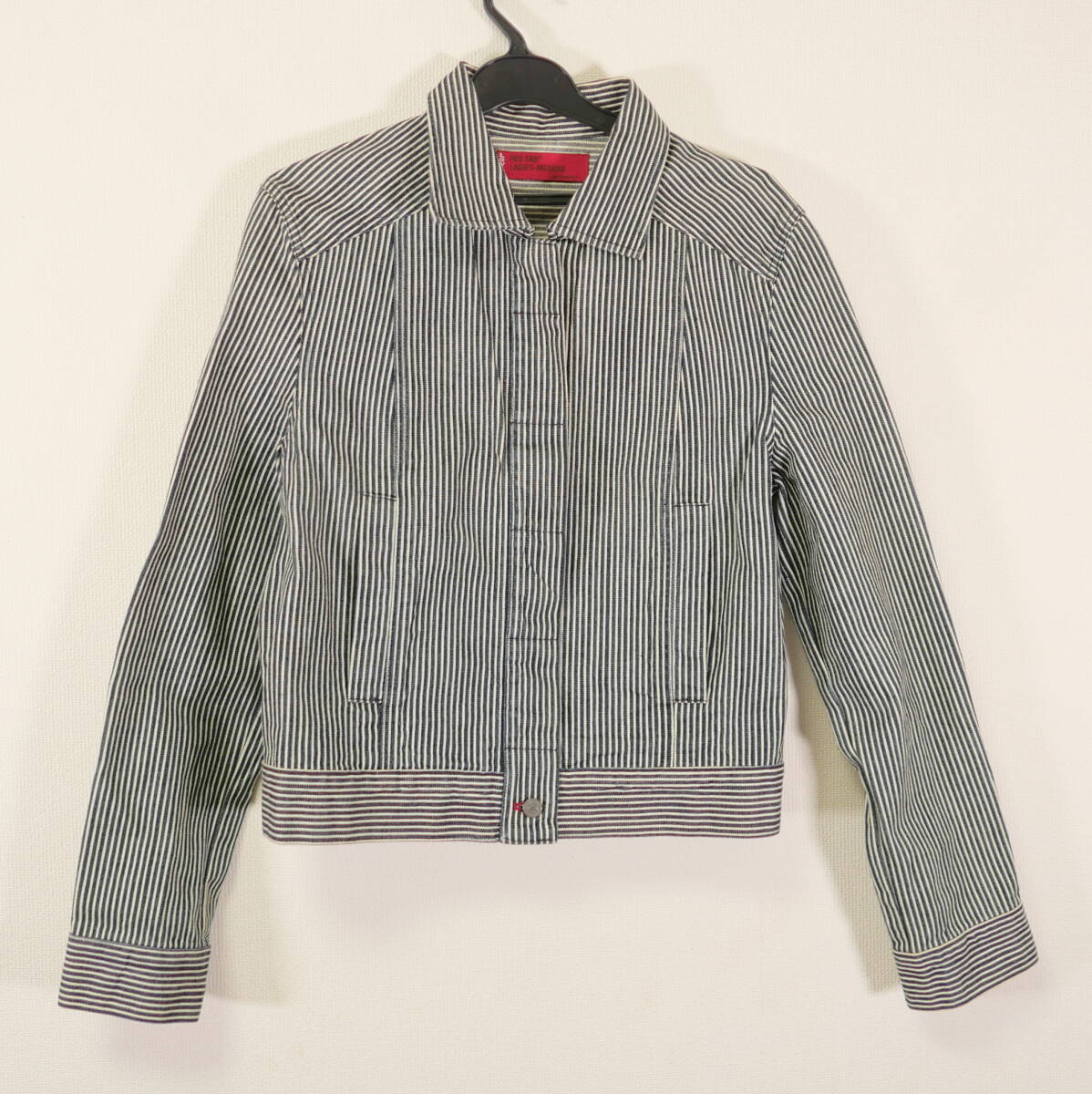中古★LEVI’S リーバイス RED TAB レディース ミディアム デニム ジャンパー サイズM拍卖