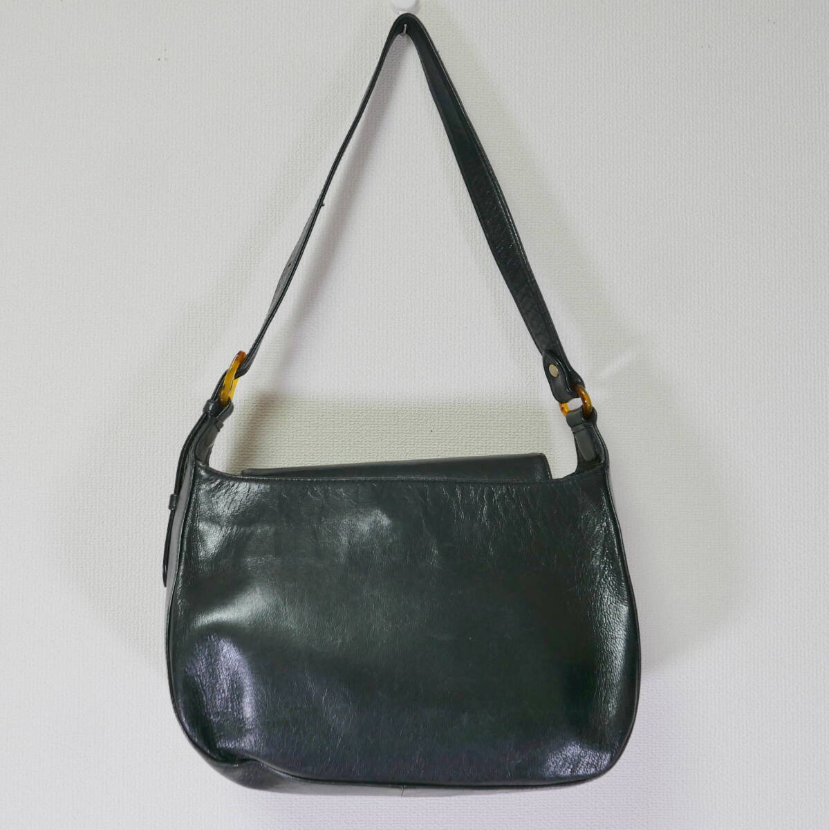 中古★renoma レノマ レディース レザー ワンショルダーバッグ W27×H20cm拍卖