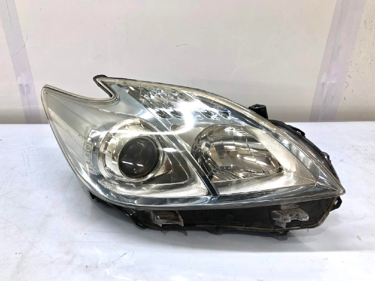 トヨタ プリウス ZVW30 前期 純正 ヘッドランプ 右 ハロゲン〈レべ無し〉 KOITO47-29 刻印ホ(Z17-85m)拍卖