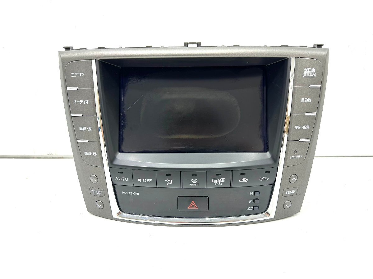 レクサス IS GSE20 H23年 マルチビジョン ナビ 412300-6240 86431-53742 (G65-59)拍卖