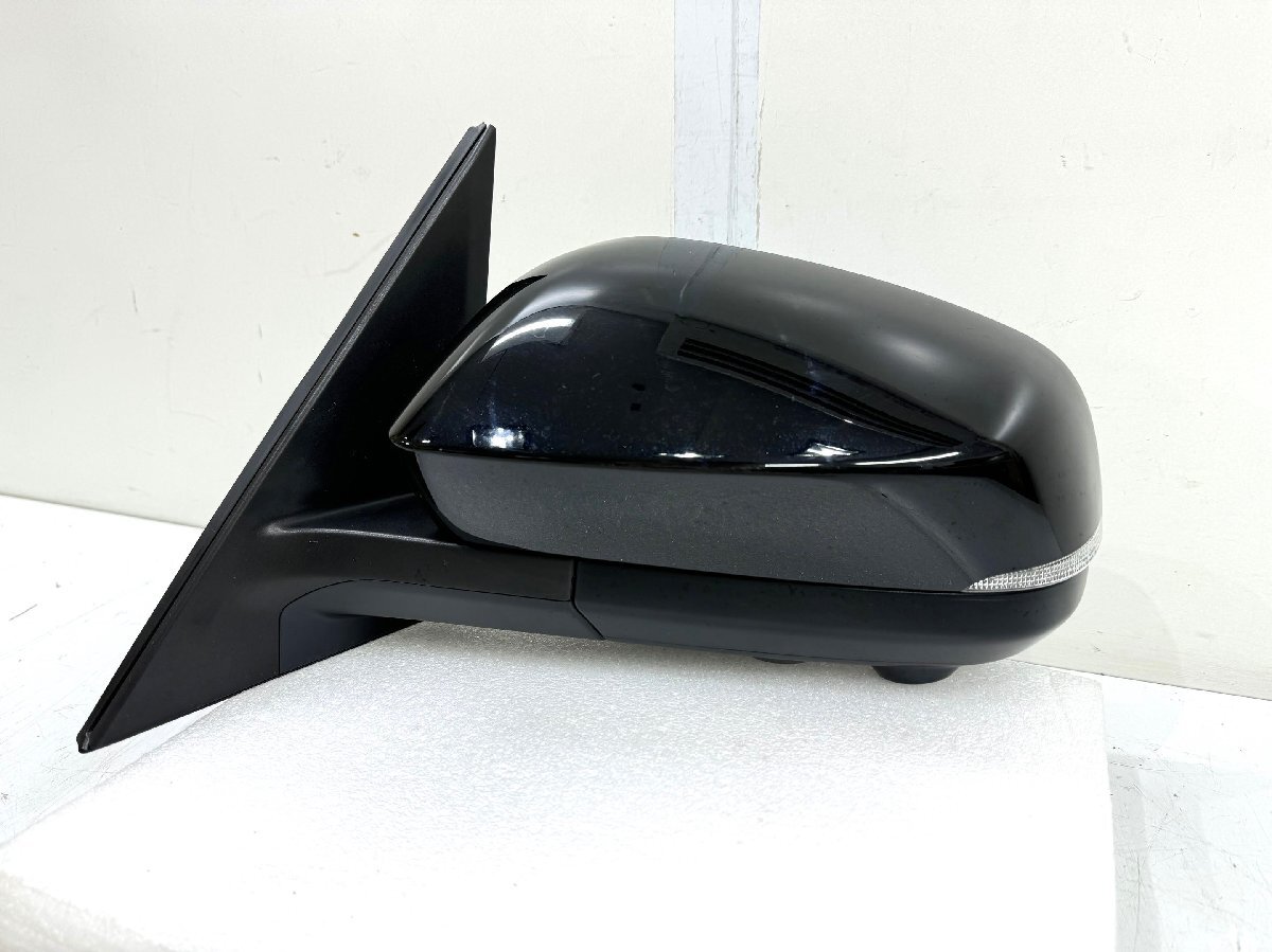 【良品】ノア/ヴォクシー ZWR90/MZRA90 純正ドアミラー 左 配線13本 黒 046025/87940-28D51 (G65-73)拍卖