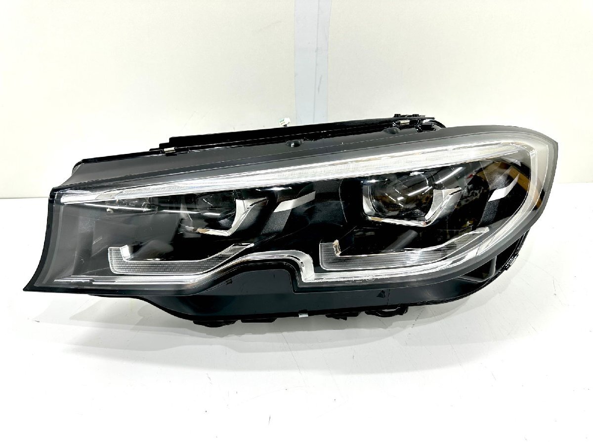 【美品】BMW 3シリーズ G20/G21 純正LEDヘッドライト 左 9481722-08 (Z16-94)拍卖