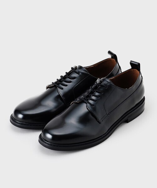 THE SHOP TK ザ ショップ ティーケー TAKEO KIKUCHI タケオキクチ 27.5cm メンズ プレーントゥ シューズ ビジネス 仕事 黒 ブラック 革靴 拍卖