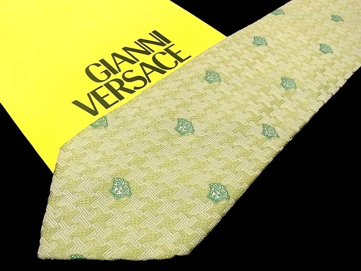 ♪:.*:2456【美品】ヴェルサーチ【総メデューサ】「VERSACE」ネクタイ拍卖