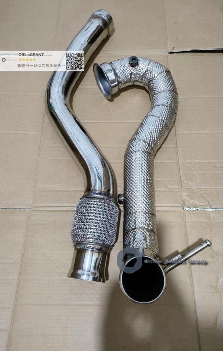 メルセデス・ベンツ 耐熱仕様ステレンスダウンパイプ Aクラス A45 AMG拍卖