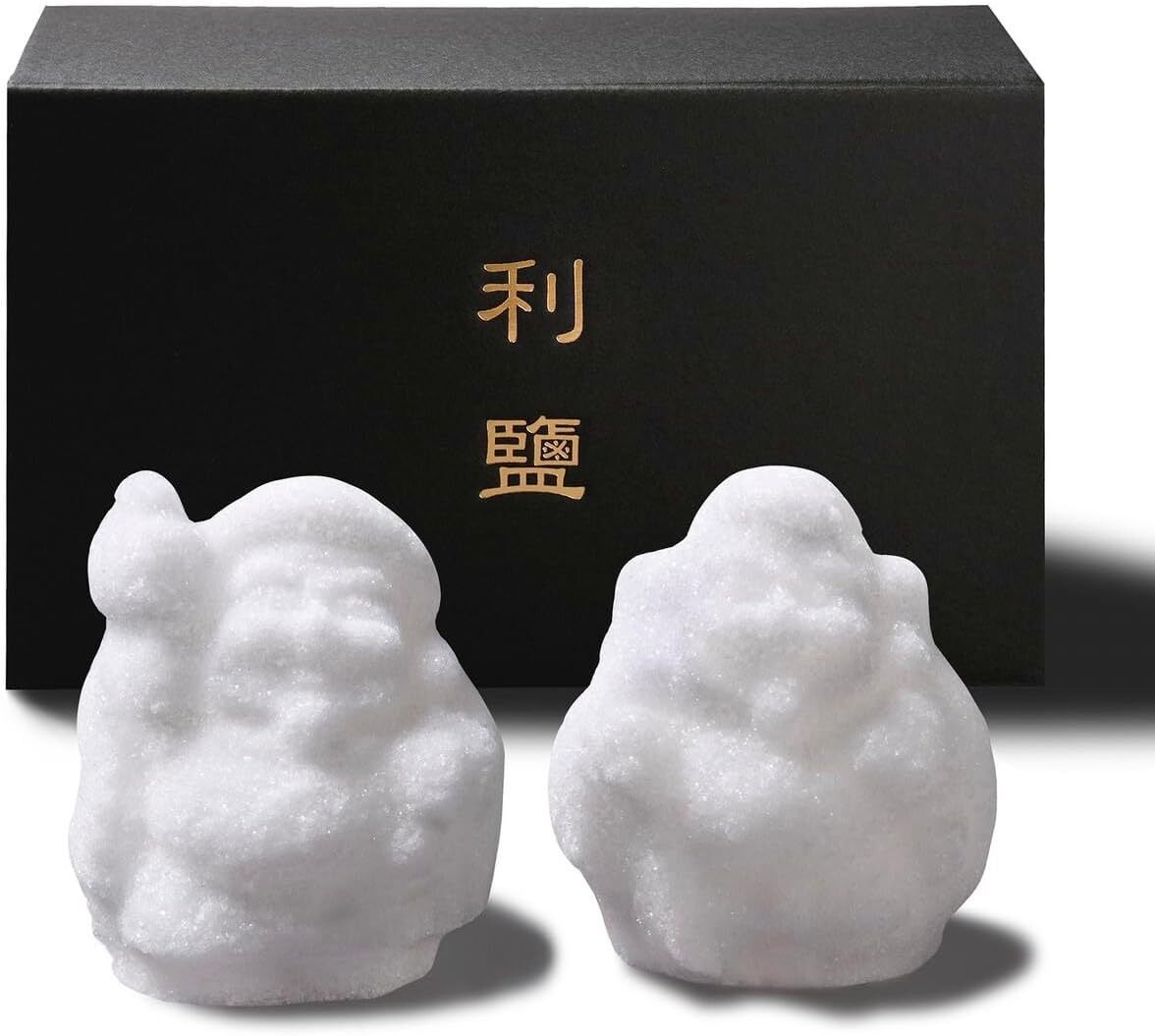 【新品】二神対盛り塩セット 盛り塩 恵比寿様 大黒天様 祈願塩 商売盛拍卖