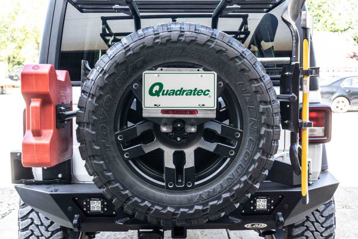 JeepラングラーJL適合 LoD リヤライセンスプレートリロケーションブラケット Part #: JLP1811拍卖