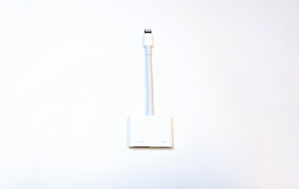 出力未確認・清掃済み★Apple/アップル 純正品 「A1438」 Lightning - Digital AV HDMI変換アダプタ拍卖