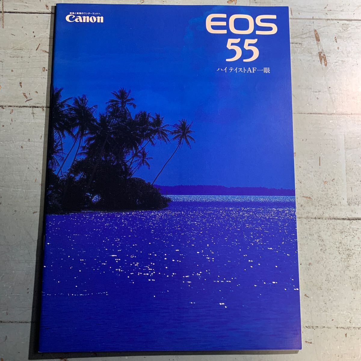 カタログ パンフ Canon キャノン カメラ EOS55 ハイテイストAF一眼 1995.10 パンフレット (A-1692)拍卖