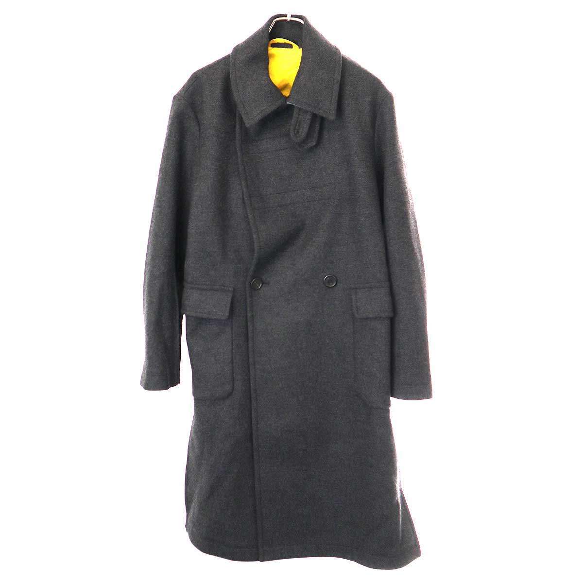 STELLA McCARTNEY ステラ マッカートニー 19AW ベルクロダブルウールコート 581765 SLO05 グレー 46 IT6QM7M6MNSZ拍卖