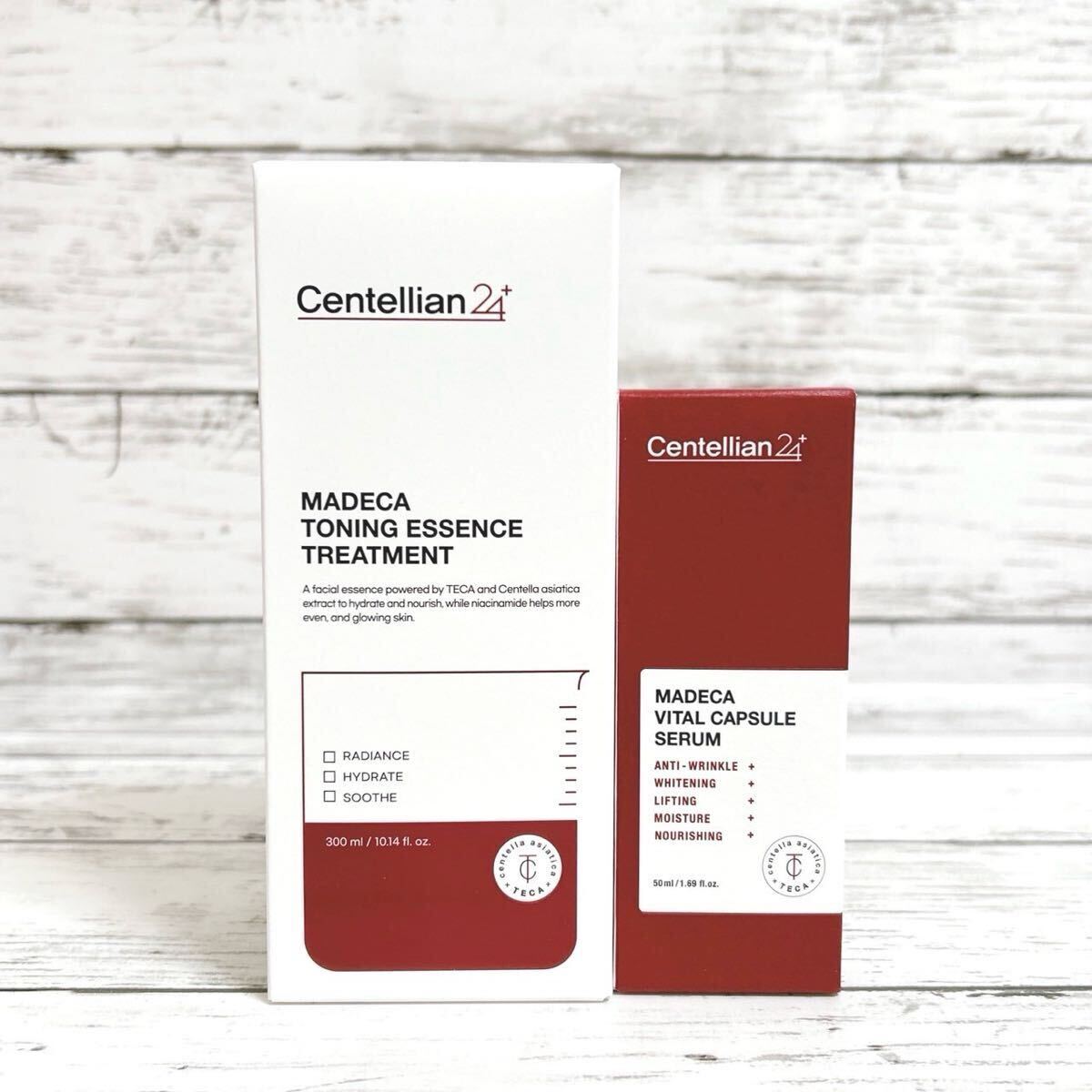 センテリアン24 Centellian24 マデカトーニングエッセンストリートメント 300ml マデカ バイタル カプセルセラム 50ml 2点セット拍卖