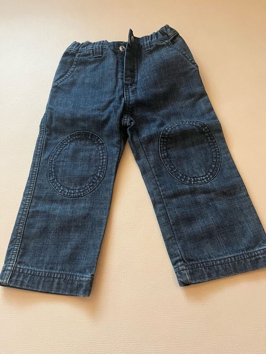 プチバトーデニムパンツ 86cm デニムパンツ ジーンズ拍卖