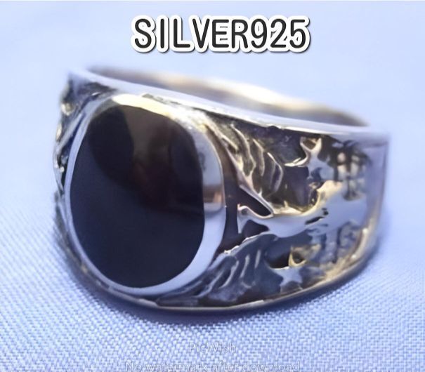 横浜最新 シルバー925SILVER銀リング♪魅惑のカレッジリング 13〜29号 メンズレディース 送料無料 ξgRξ ξ指輪41拍卖