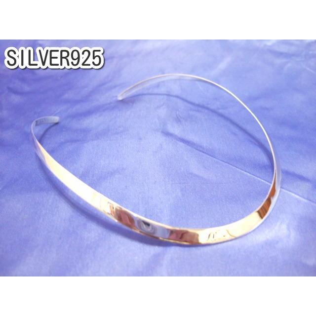 横浜最新 シルバーSILVER925♪魅惑の銀チョーカー 41.5cm 巾5ミリ 20.2g メンズレディース 送料無料 ξgchξξ ξgtξ ξネックレス84拍卖