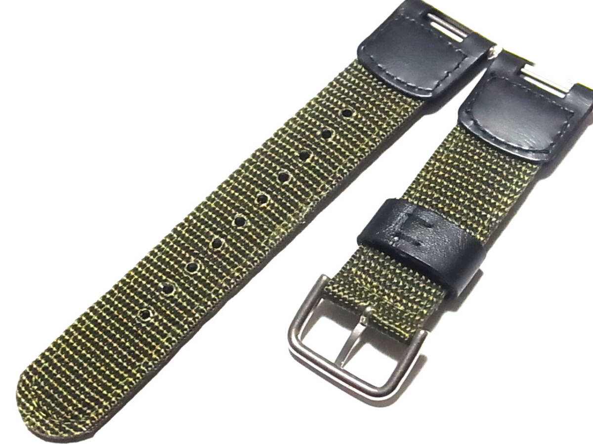 SGW-100交換用 ミリタリーナイロンストラップ 軍緑 3SGW100NY9 (SGW100用) 拍卖