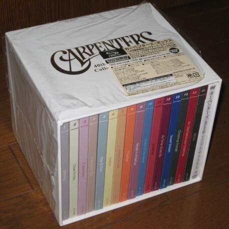 初回生産限定盤!SHM-CD仕様・カーペンターズ・15CD & DVD・「カーペンターズ・ボックス ~ 40周年記念コレクターズ・エディション」拍卖