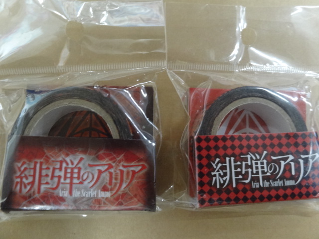 緋弾のアリア 台湾限定 マスキングテープ 2点セット拍卖