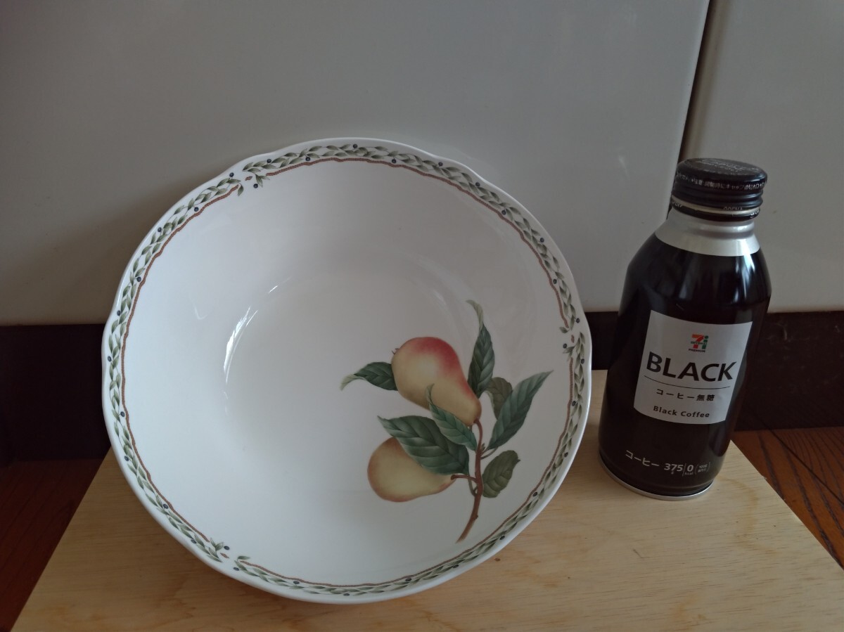 【ノリタケ】Noritake ロイヤル オーチャード 梨柄 深鉢 大鉢 サラダボウル 菓子器にも拍卖