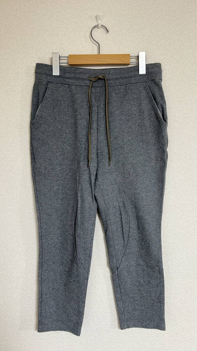 DUFFER ジャージ素材 クロップドイージーパンツ グレー S 美品拍卖