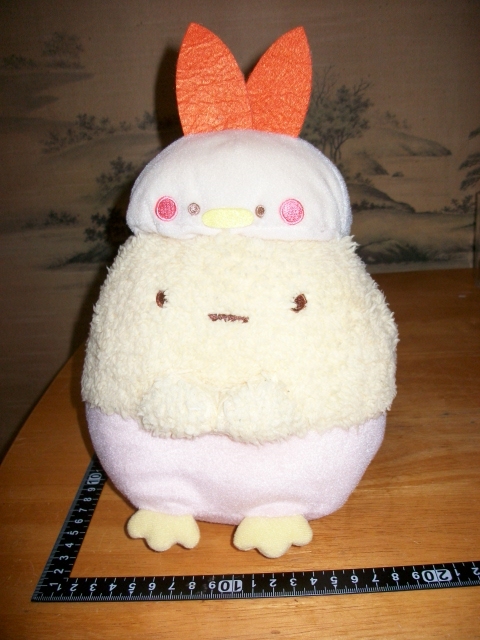 ◆すみっコぐらし みんなでことりっコ ころんとぬいぐるみ◆えびふらいのしっぽ拍卖