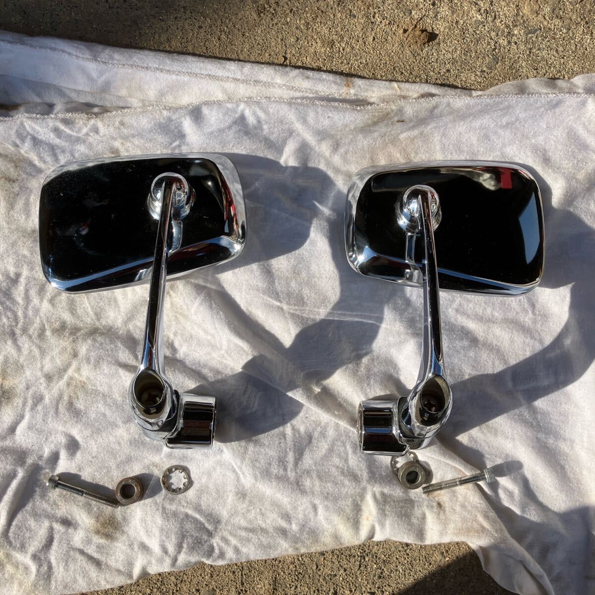 ナポレオン トライアンフ用 バーエンドミラー 現状品拍卖