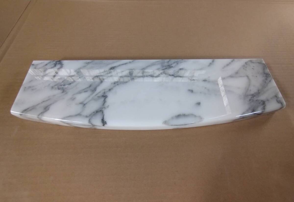 最高級 天然白大理石【アラベスカート】500 Rニッチカウンター・リモコンニッチ・スイッチニッチ ● 送料無料拍卖