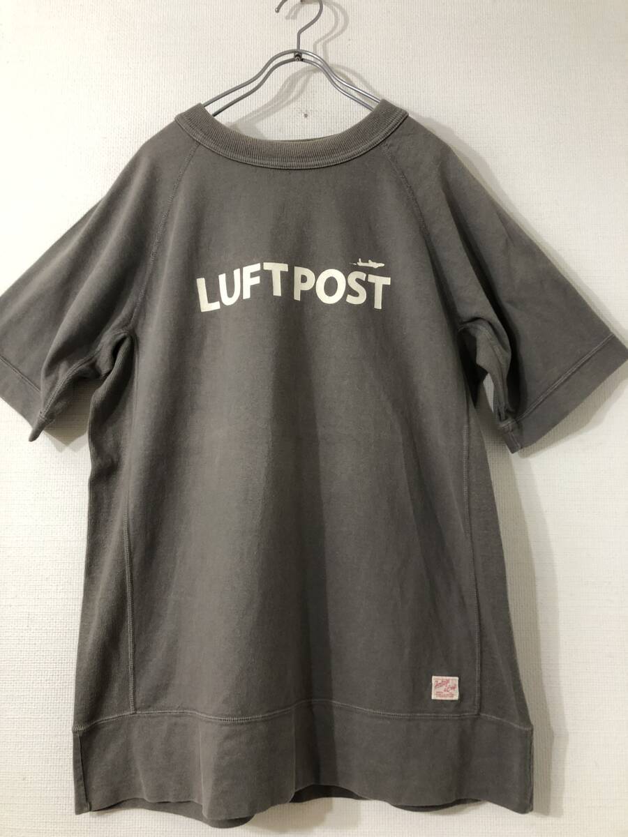 快晴堂謹製 LUFT POST 両面プリント 半袖 ゆったり トップス Tシャツ Heritage & Craft 日本製 L拍卖