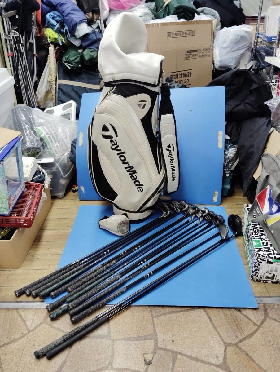 ○E9688 Taylormade spalding ドライバーアイアンキャディバッグセット○拍卖