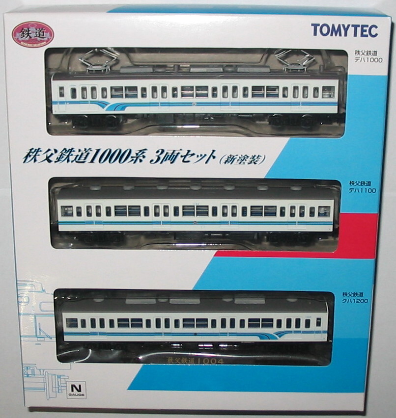 TOMYTEC 鉄道コレクション ★ 秩父鉄道1000系 3両セット 新塗装 ★ 未使用品 ★ 拍卖