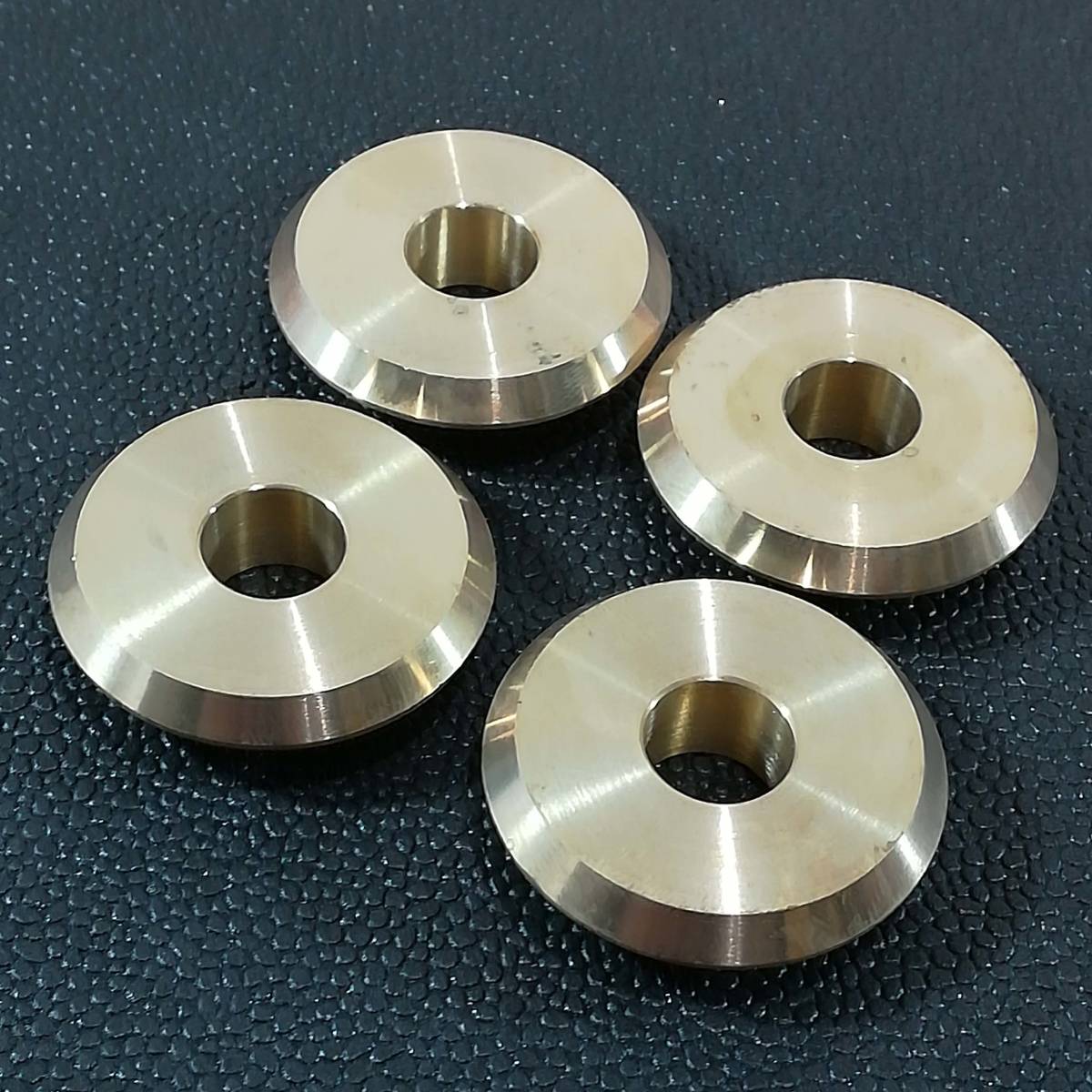 真鍮製ドッグボーンライザー用 真鍮製スペーサー ハンドル ポスト ネオファクトリー ドクボーン 3拍卖